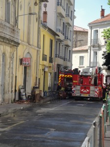 Incendie à Montpellier