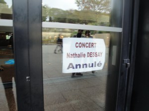 Concert Nathalie Dessay annulé