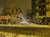 Montpellier sous la neige : Boulevard Pasteur