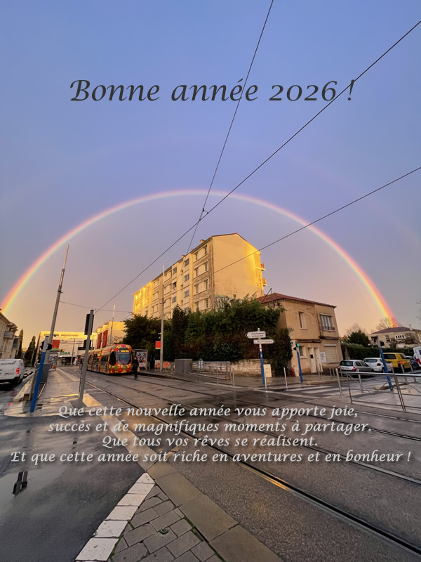 Que cette nouvelle année vous apporte joie, 
succès et de magnifiques moments à partager.
Que tous vos rêves se réalisent.
Que cette année soit riche en aventures et en bonheur !